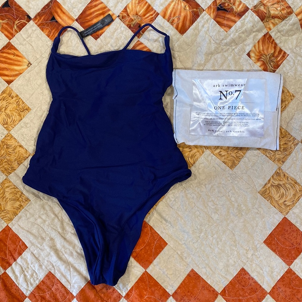 Ark Swimwear One Piece Cross Back Bathing Suit